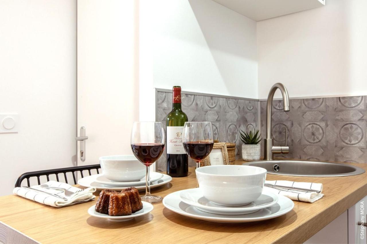 Life&Travel - Studio Cosy - Parking - Terrasse Bordeaux Dış mekan fotoğraf